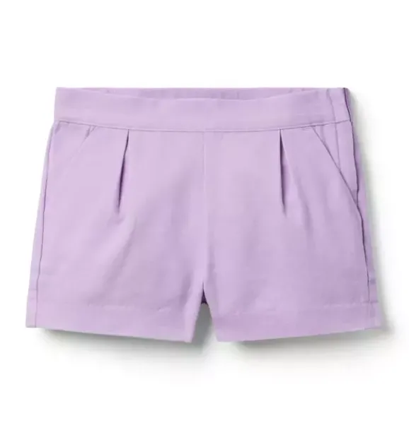 Janie and Jack Skirts & Shorts-Classic Canvas Short alpine purple