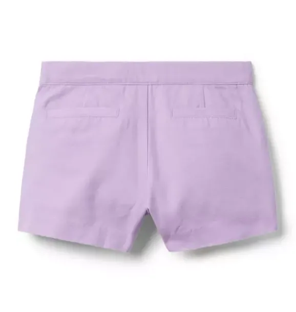 Janie and Jack Skirts & Shorts-Classic Canvas Short alpine purple