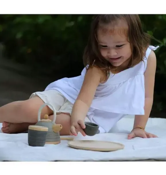 Janie and Jack Imaginary Play-Classic Tea Set multi