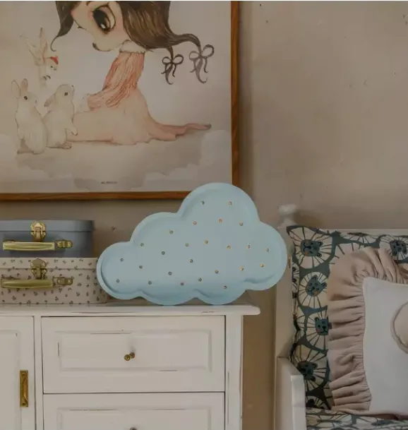 Janie and Jack Lighting-Cloud Lamp white