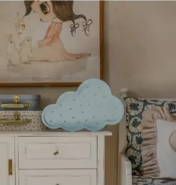 Janie and Jack Lighting-Cloud Lamp blue