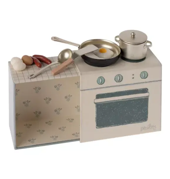 Janie and Jack Dolls-Cooking Set, Mouse multi