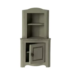 Janie and Jack Dolls-Corner Cabinet, Mouse - light green