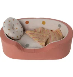 Janie and Jack Stuffed Animals-Cosy Basket, Medium - coral
