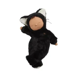 Janie and Jack Stuffed Animals-Cozy Dinkums - Cat - Nox black