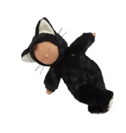 Janie and Jack Stuffed Animals-Cozy Dinkums - Cat - Nox black