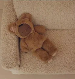 Janie and Jack Stuffed Animals-Cozy Dinkums Teddy Mini brown