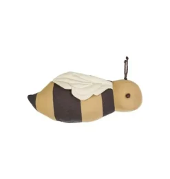 Janie and Jack Decorative Pillows And Throws-Cushion Buzzy Bee honey and black