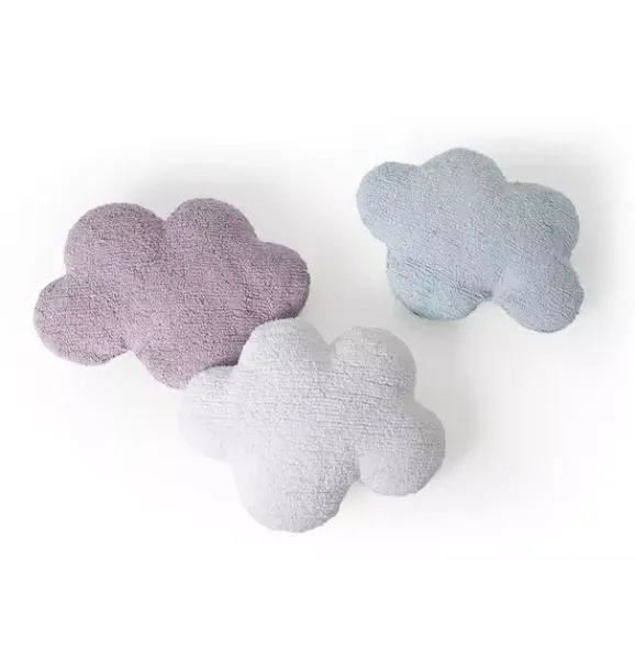 Janie and Jack Decorative Pillows And Throws-Cushion Cloud Blue soft blue
