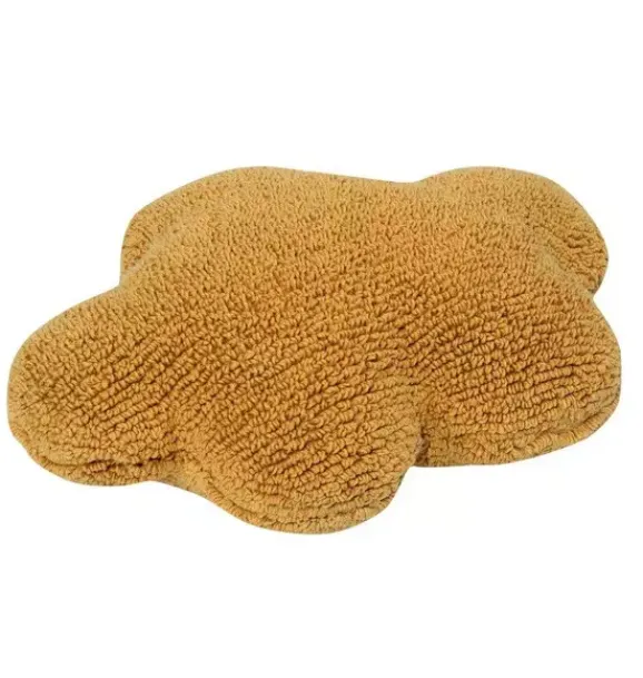 Janie and Jack Decorative Pillows And Throws-Cushion Cloud mustard