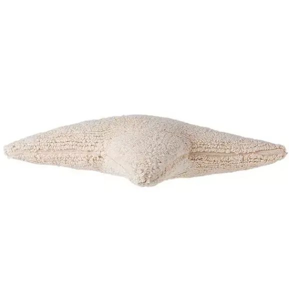 Janie and Jack Decorative Pillows And Throws-Cushion Star beige