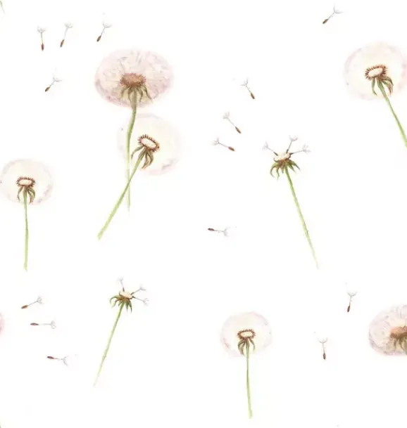 Janie and Jack Wallpaper-Dandelions Wallpaper multi
