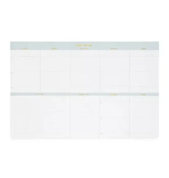 Janie and Jack Desk Accessories-Desktop Family Planning Pad multi
