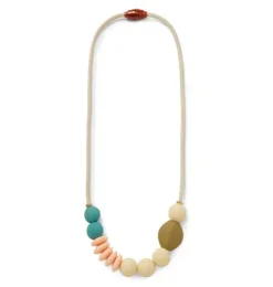 Janie and Jack Kids Accessories|Adult Accessories-Dewdrop Signature Teething Necklace pastel