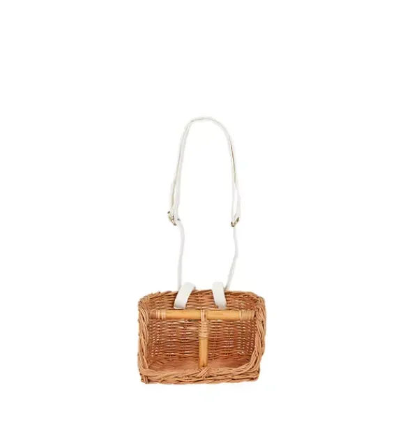 Janie and Jack Dolls-Dinkum Doll Bring-Me Basket straw