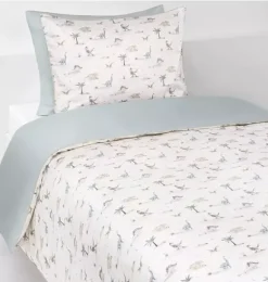 Janie and Jack Blankets And Quilts-Dino Dreams Twin Set - sage