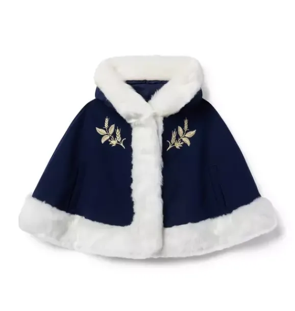 Janie and Jack Jackets & Coats-Disney Frozen Cape merchant marine