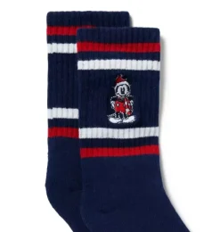 Janie and Jack Socks-Disney Mickey Mouse Holiday Crew Sock merchant marine mickey mouse