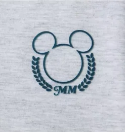 Janie and Jack Tees-Disney Mickey Mouse Icon Tee light grey
