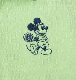 Janie and Jack Polos-Disney Mickey Mouse Polo light green