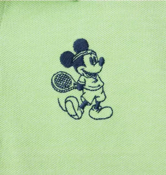 Janie and Jack Polos-Disney Mickey Mouse Polo light green