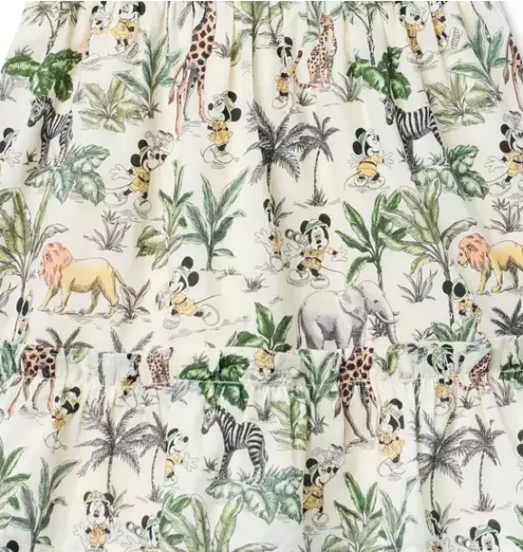 Janie and Jack Disney Mickey Mouse Safari|Dresses-Disney Mickey Mouse Style Safari Dress freshwater pearl mickey mouse safari