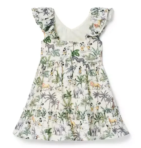 Janie and Jack Disney Mickey Mouse Safari|Dresses-Disney Mickey Mouse Style Safari Dress freshwater pearl mickey mouse safari