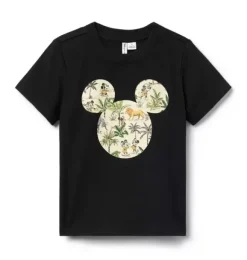 Janie and Jack Disney Mickey Mouse Safari|Tees-Disney Mickey Mouse Tee jj black