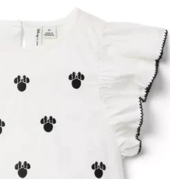 Janie and Jack Disney Mickey Mouse Safari|Sleeveless Tops-Disney Minnie Mouse Icon Top white minnie mouse