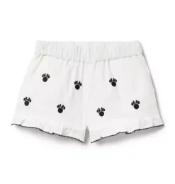 Janie and Jack Disney Mickey Mouse Safari|Skirts & Shorts-Disney Minnie Mouse Icon Short white minnie mouse