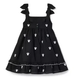 Janie and Jack Disney Mickey Mouse Safari|Dresses-Disney Minnie Mouse Icon Bow Dress jj black minnie mouse