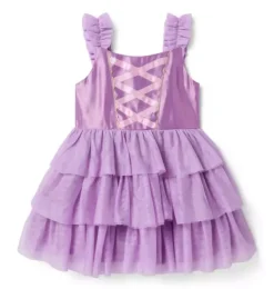 Janie and Jack Dresses-Disney Rapunzel Dress violet