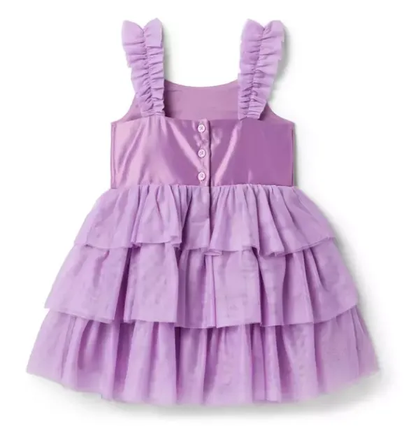 Janie and Jack Dresses-Disney Rapunzel Dress violet