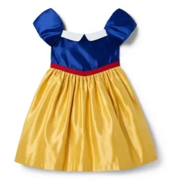 Janie and Jack Dresses-Disney Snow White Dress sunshine gold