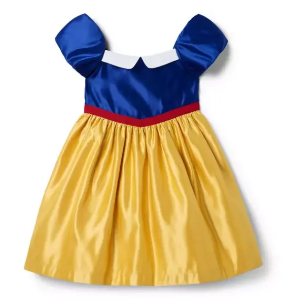 Janie and Jack Dresses-Disney Snow White Dress sunshine gold