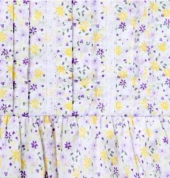 Janie and Jack Matching Sets|Sleeveless Tops-Ditsy Floral Pintuck Top white ditsy floral