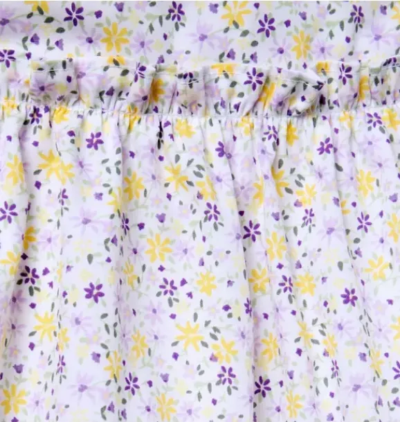 Janie and Jack Dresses-Ditsy Floral Ruffle Strap Dress white ditsy floral