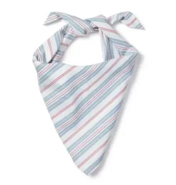 Janie and Jack Pet Apparel|Petite Plume-Dog Bandana in vintage french stripes