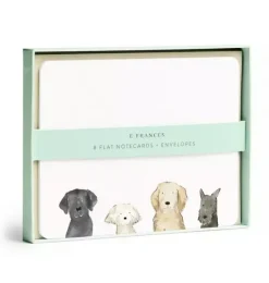 Janie and Jack Stationery-Dog Days Flat Notes multi