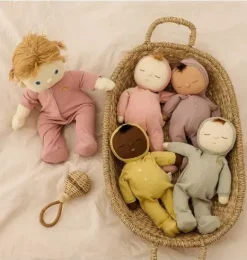 Janie and Jack Dolls-Dozy Dinkum - Pip purple