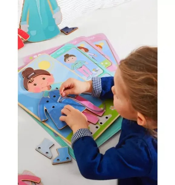 Janie and Jack Development Toys-Dress Me Threading & Lacing Game multi-color