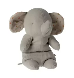Janie and Jack Stuffed Animals-Elephant, Medium - grey