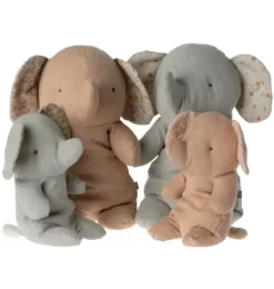 Janie and Jack Stuffed Animals-Elephant, Medium - grey