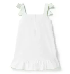 Janie and Jack Dresses-Embroidered Tropical Icon Dress white tropical icon