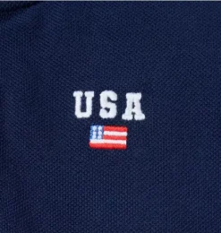 Janie and Jack Sweaters & Sweatshirts|Jackets & Coats-Embroidered USA Pique Jacket merchant marine