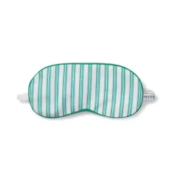 Janie and Jack Kids Accessories|Petite Plume-Eye Mask emerald ticking