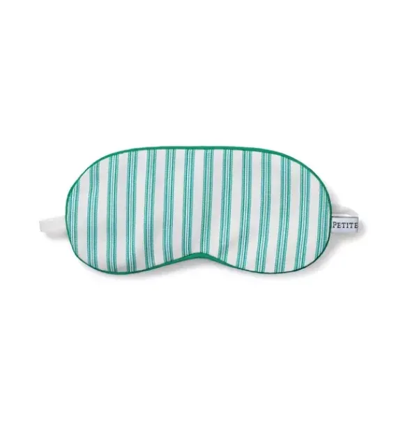 Janie and Jack Kids Accessories|Petite Plume-Eye Mask emerald ticking