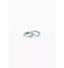 Janie and Jack Kids Accessories|Jewelry-Enamel Hoop Earrings blue