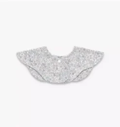 Janie and Jack Feeding Accessories|Nursery-Enchanted Wildflower Winglet Bib - ivory