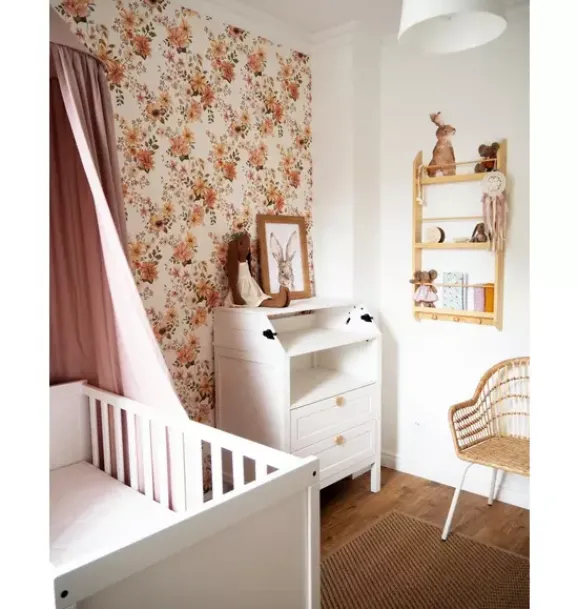 Janie and Jack Wallpaper-English Garden Wallpaper multi